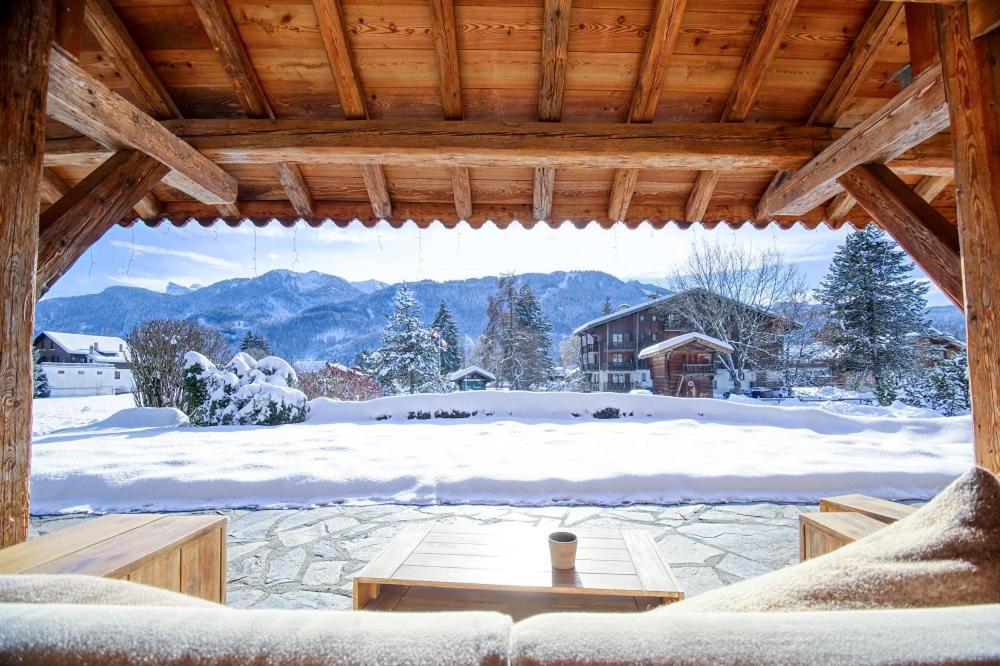 Residence Hoteliere La Renardiere Samoens Bagian luar foto